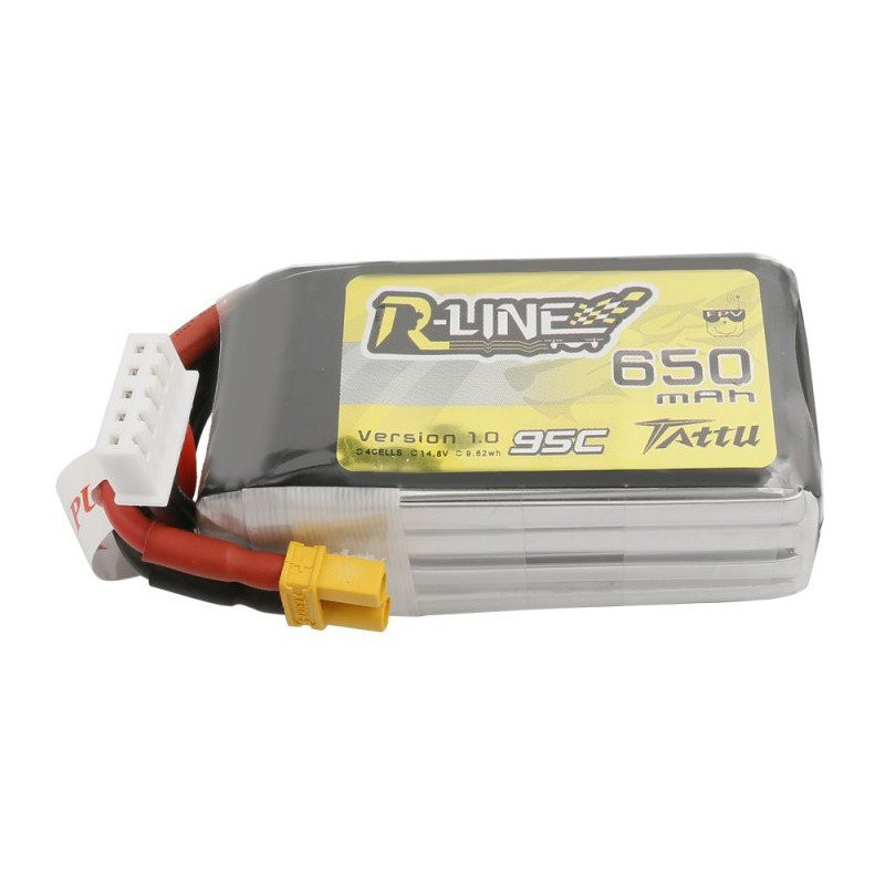 Akumulator Lipol Gens Tattu R-Line 4S 14.8V 650mAh 95C XT30