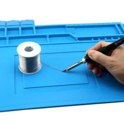 Silicone service mat organizer