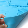 Silicone service mat organizer