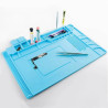 Silicone service mat organizer