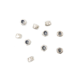 M3 Steel antiskid nuts 10psc