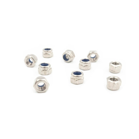 M3 Steel antiskid nuts 10psc