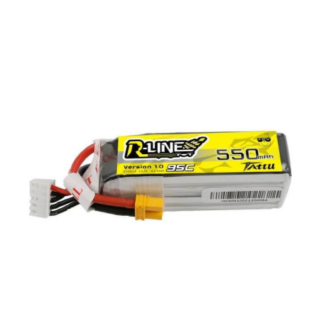 LIPO TATTU R-LINE 550MAH 14.8V 95C 4S XT-30