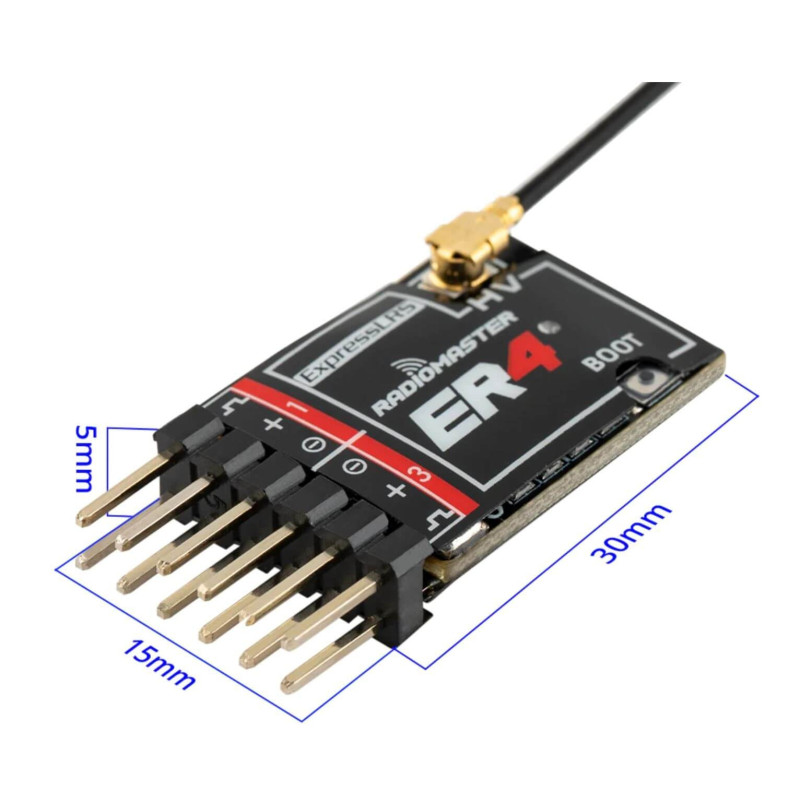 RadioMaster ER4 2.4GHz ELRS PWM Receiver