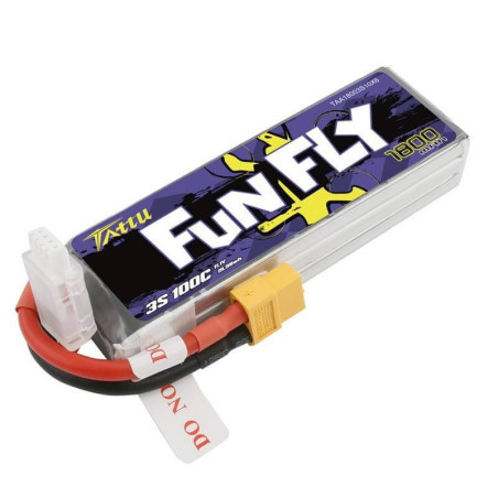 Li-Pol Tattu Gens Ace 1800mAh 11.1V 100C FunFly 3S