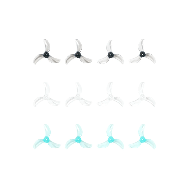 Gemfan 1208 3-blade Propellers (1.0mm Shaft) 12pcs