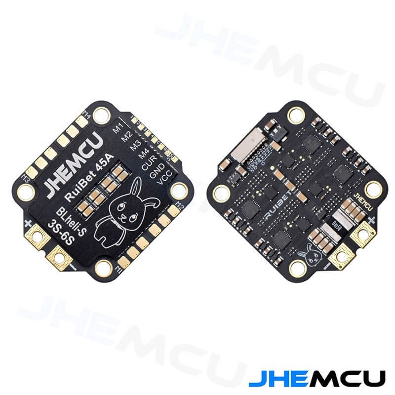 JHEMCU RuiBet 55A – 4in1 ESC 3–6S for FPV Drones, BLHeli_S