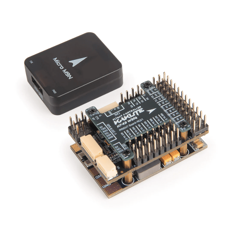 Holybro Kakute H743-Wing Pin Header Soldered + Micro M9N