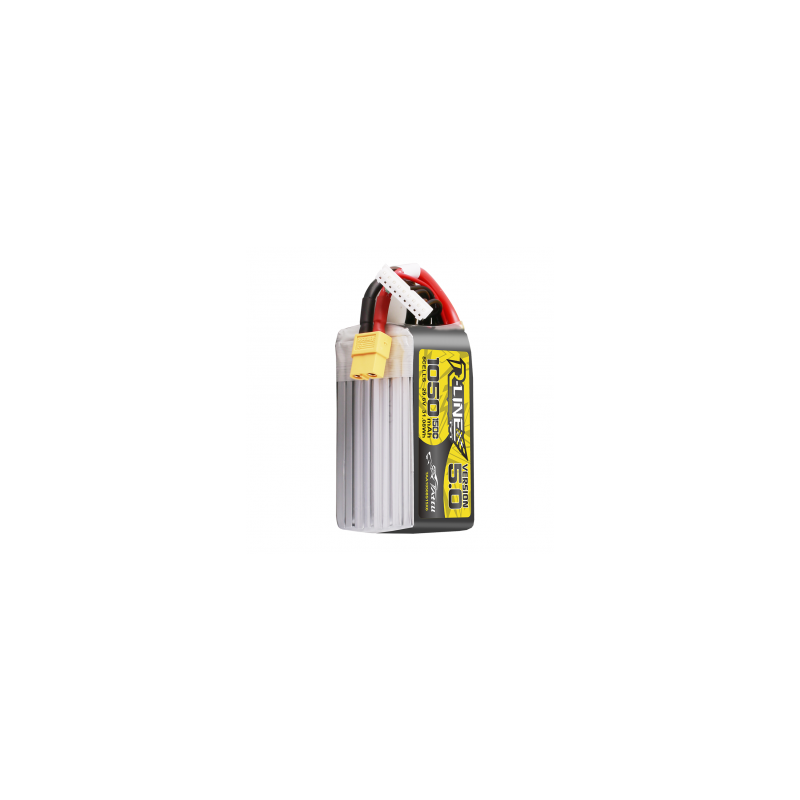Tattu R-Line Version 5.0 1050mAh 29.6V 8S1P 150C Lipo Battery Pack with XT60 Plug