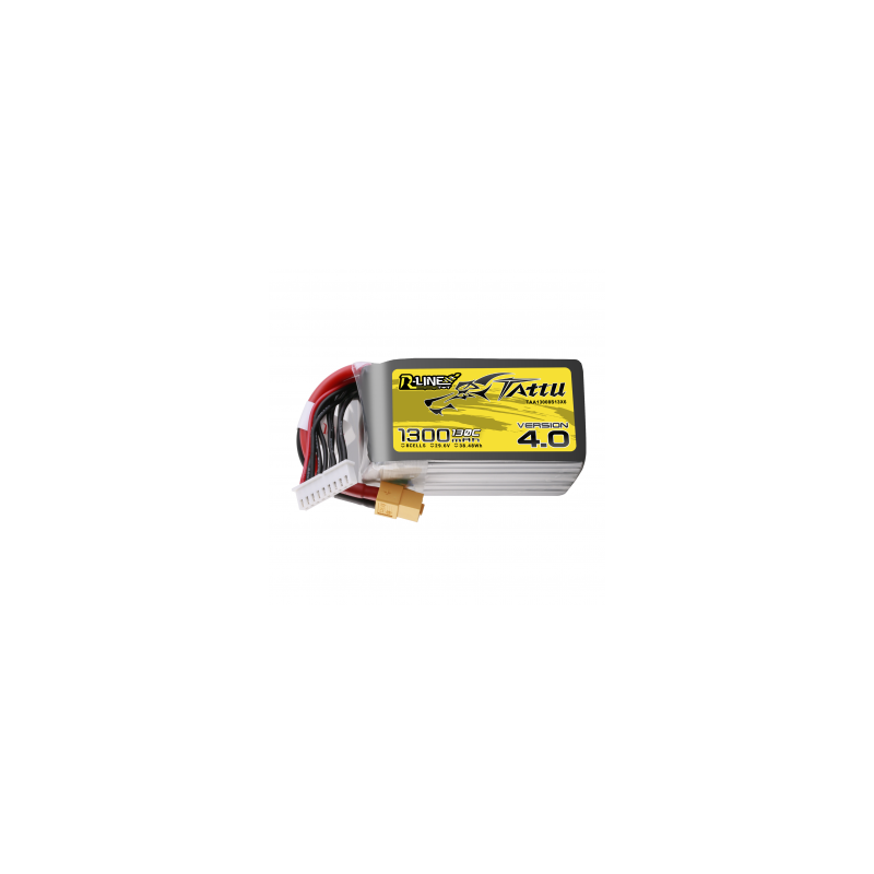 LiPo Battery Tattu R-Line 8S 29.6V 1300mAh 130C XT60