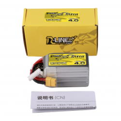 LiPo Battery Tattu R-Line 8S 29.6V 1300mAh 130C XT60