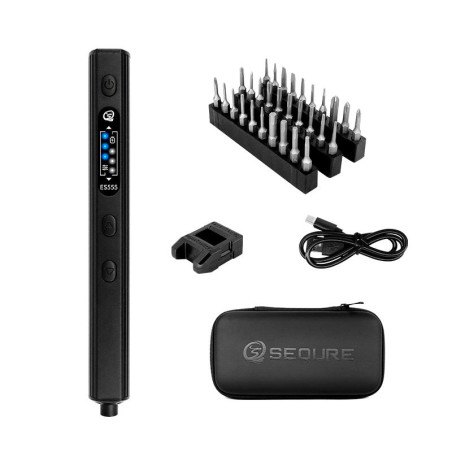 SEQURE ES555 Smart Screwdriver With Electric & Manual Modes, Support Fixe