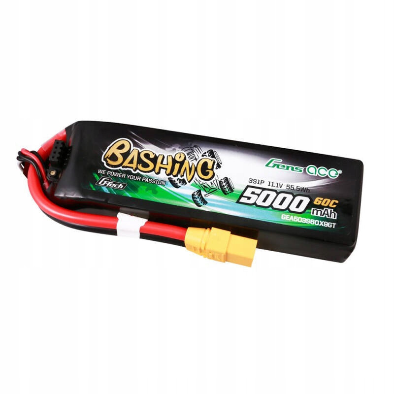 Akumulator Lipol Gens Ace Bashing 3S 11.1V 5000mAh 60C XT90