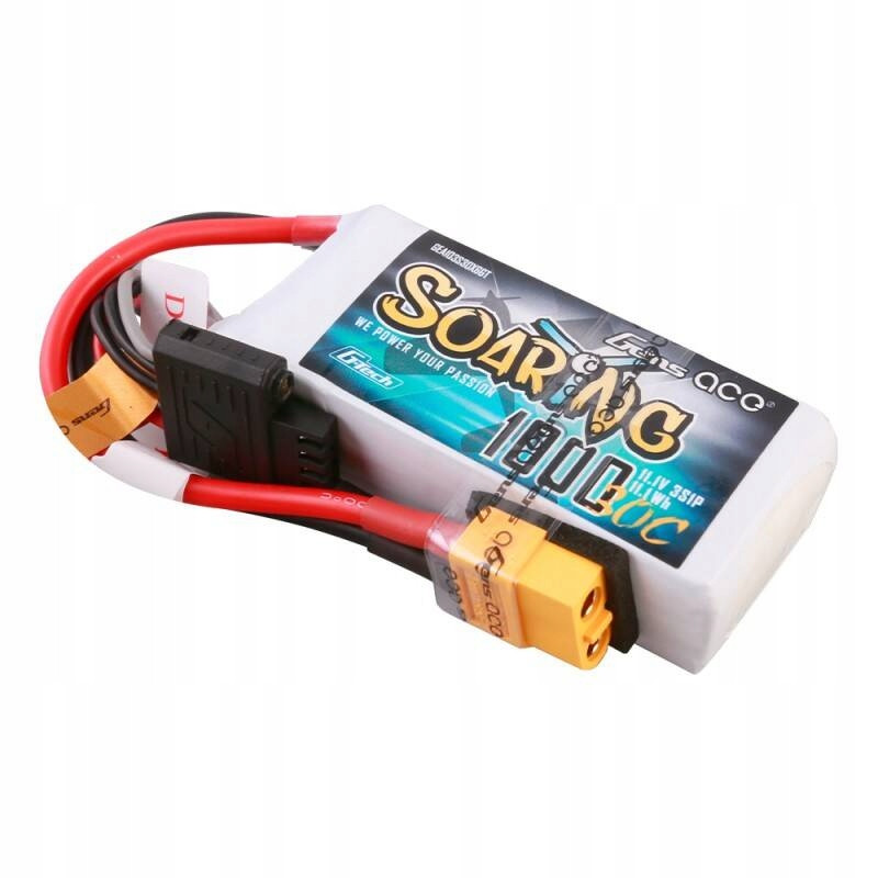 Lipo Battery Gens ace G-Tech Soaring 1000mAh 11.1V 30C 3S1P