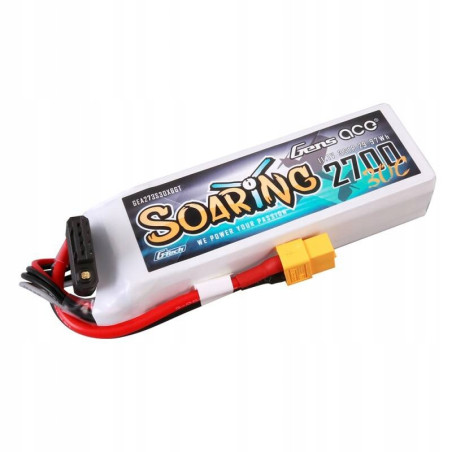 LiPo Battery Gens Ace Soaring G-Tech 3S 11.1V 2700mAh 30C