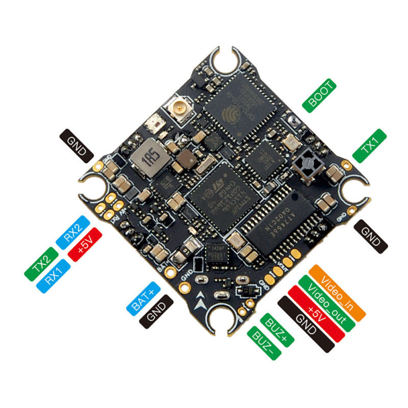 X12 ELRS Pro v1.1 5-IN-1 AIO flight controller built-in 2.4G ELRS V3.0 and OPENVTX
