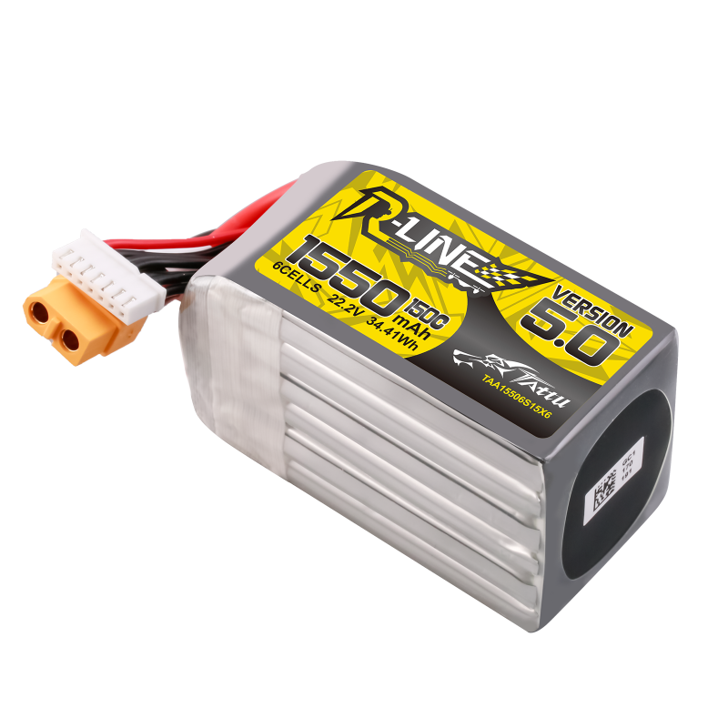 LiPo Battery Tattu R-Line 6S 22.2V 1550mAh 150C XT60