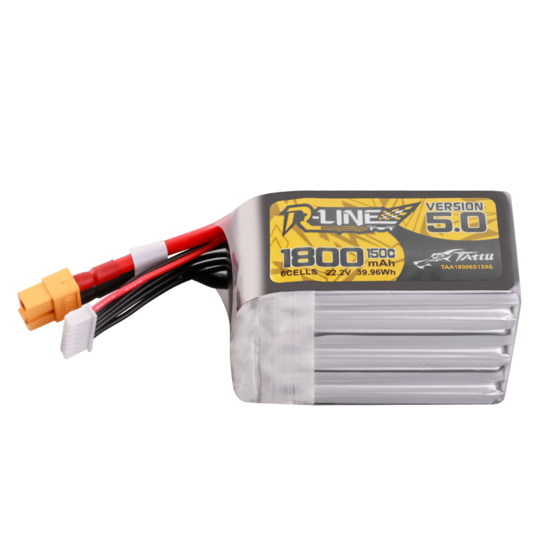 Akumulator Lipol Tattu R-Line V5.0 6S 22,2V 1800mAh 150C XT60