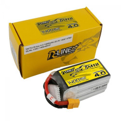 Akumulator Lipol Tattu R-Line 4.0 6S 22.2V 1400mAh 130C XT60