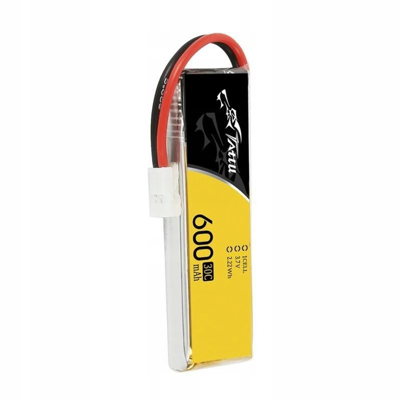 Akumulator Lipol Tattu 1S 3.7V 600mAh 30C Molex JST