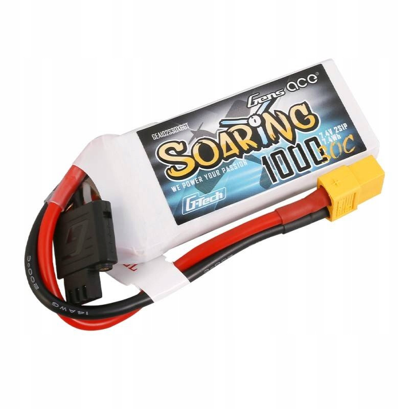 Akumulator Lipol Gens Ace Soaring G-Tech 2S 7,4V 1000mAh 30C