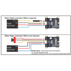 JHEMCU VTX2W5 – 5.8GHz 2.5W FPV Video Transmitter with Audio