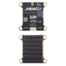 JHEMCU VTX2W5 – 5.8GHz 2.5W FPV Video Transmitter with Audio