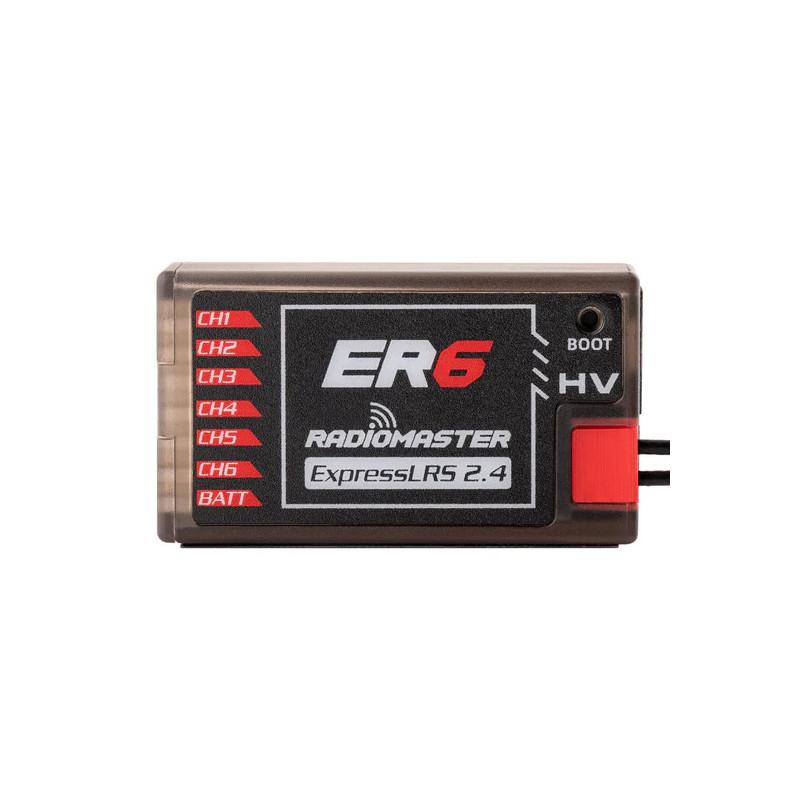 Odbiornik RC RadioMaster ER6 ELRS 2.4GHz 6CH PWM | Avifly