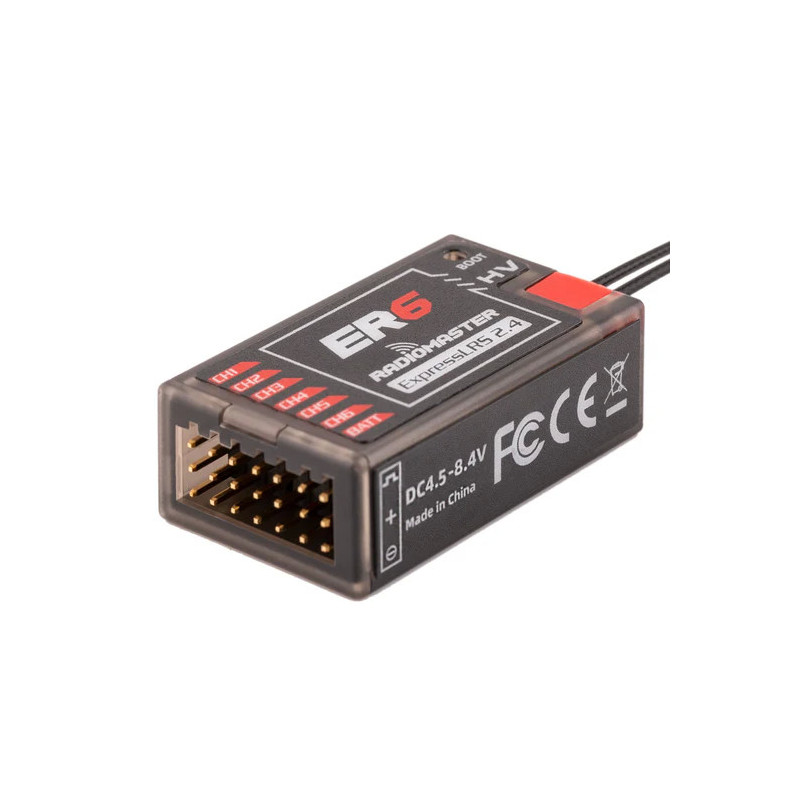 Odbiornik RC RadioMaster ER6 ELRS 2.4GHz 6CH PWM | Avifly