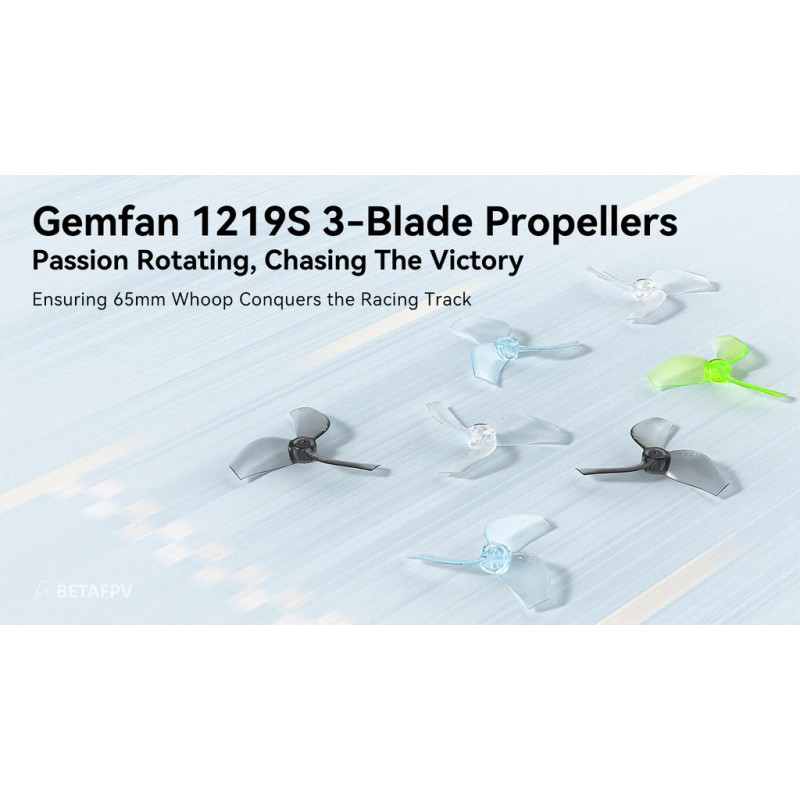 Śmigła Gemfan 1219S 3-Blade (1.0mm Shaft) 4szt/16szt