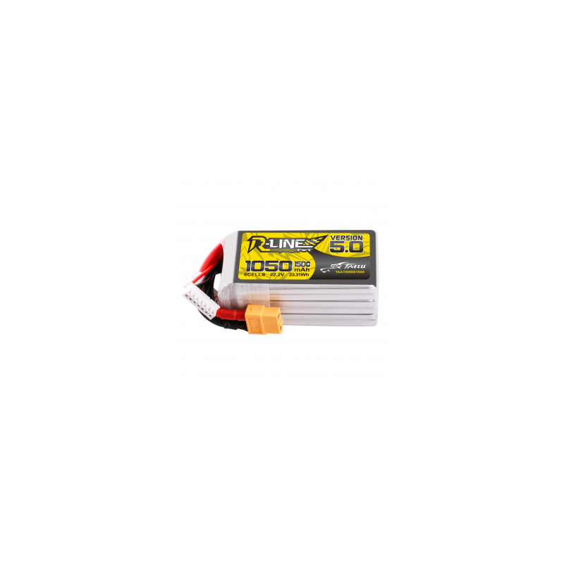 Akumulator LiPo Battery Tattu R-Line 5.0 6S 22.2V 1050mAh 150C XT60
