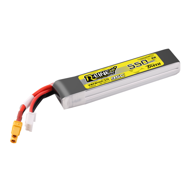 Akumulator Lipol Tattu R-Line 2S 7.4V 550mAh 95C XT30
