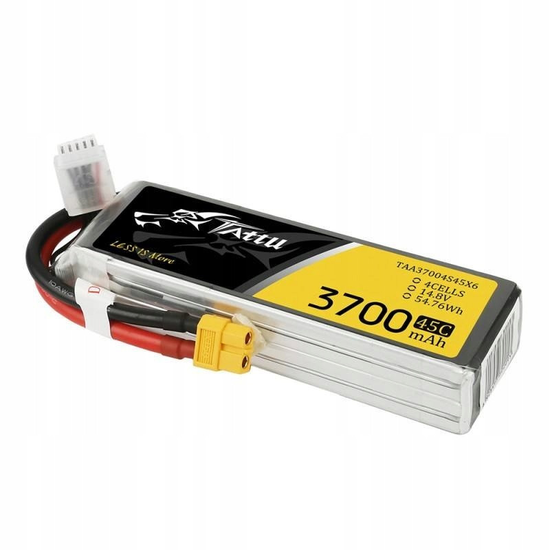 LiPo Battery Tattu 4S 14.8V 3700mAh 45C XT60