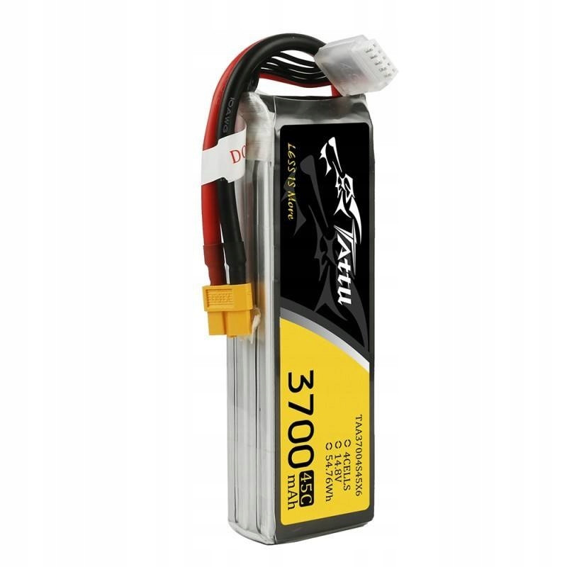 LiPo Battery Tattu 4S 14.8V 3700mAh 45C XT60