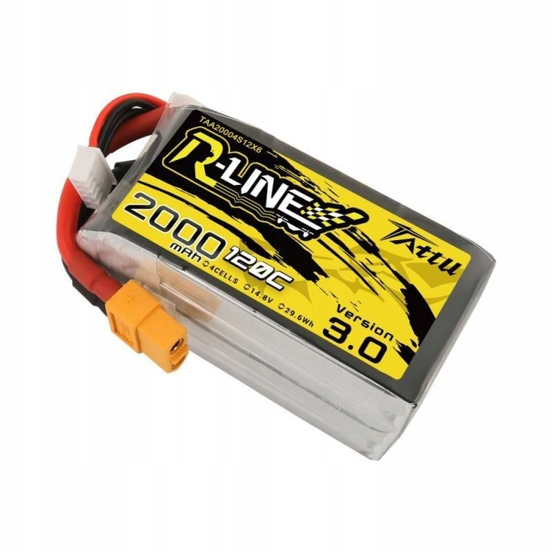 Akumulator Lipol Tattu R-Line 4S 14.8V 2000mAh 120C XT60