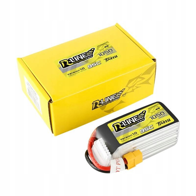 LiPo Battery Tattu R-Line 6S 22.2V 1050mAh 95C XT60