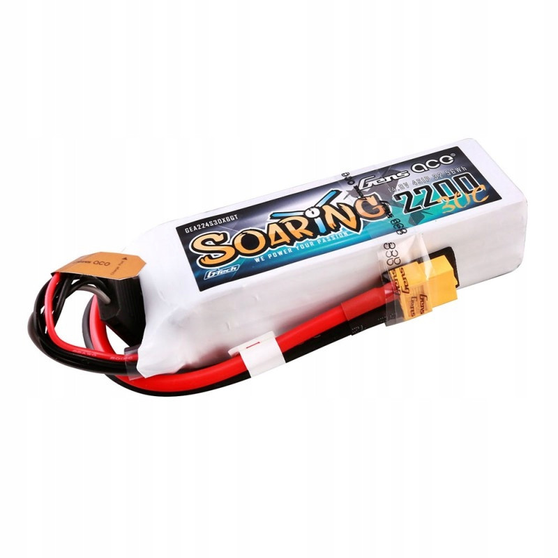 LiPo battery Gens Ace G-Tech Soaring 4S 14.8V 2200mAh 30C