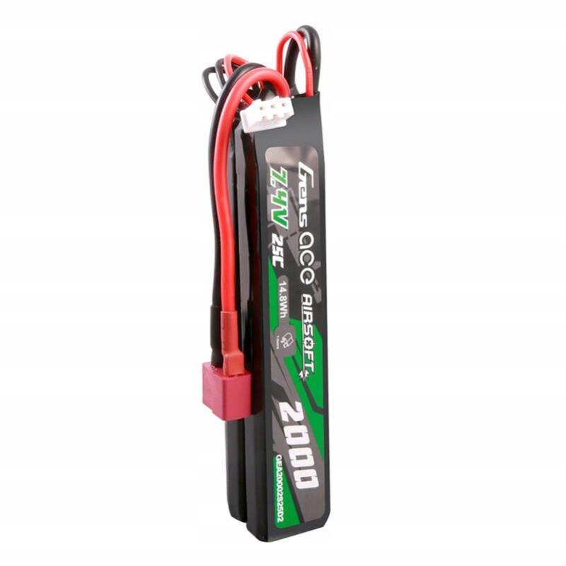Lipo GENS ACE 25C 2000MAH 2S2P 7.4V T-Dean