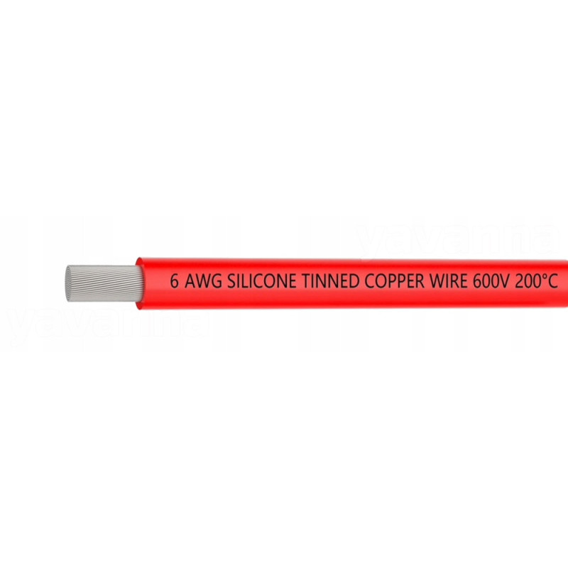 Amass Silicone Wire 6 AWG 1 m – Flexible Power Cable