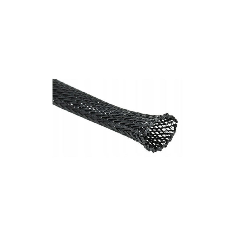 Oplot poliestrowy 8mm 1m czarny