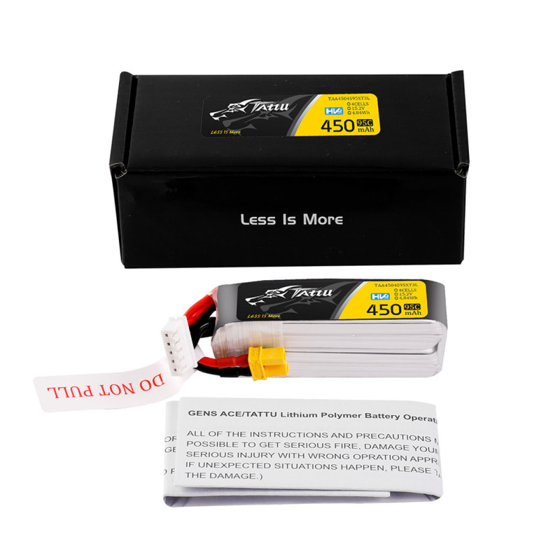 LiPo Battery Tattu HV 4S 15.2V 450mAh 95C XT30