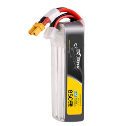 LiPo Battery HV Tattu 850mAh 2S 7.6V 95C XT30