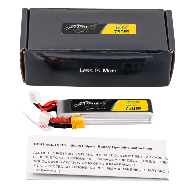 Akumulator Lipol Tattu HV 2S 7.6V 750mAh 95C XT30