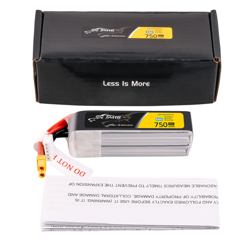Akumulator Lipol Tattu HV 4S 15.2V 750mAh 95C XT30