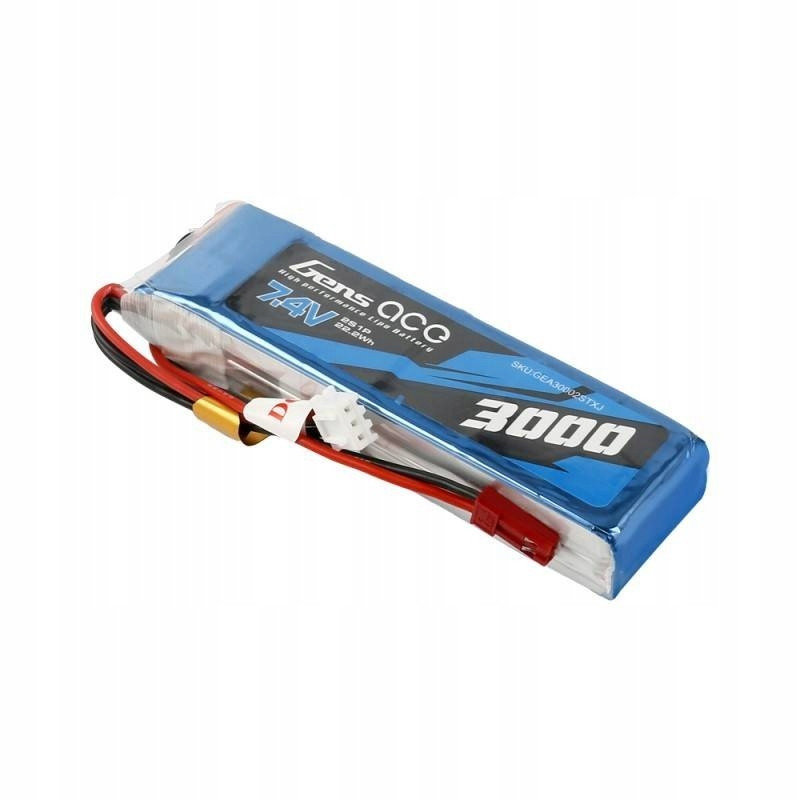 Lipol Gens Ace 2S 7.4V 3000mAh JST