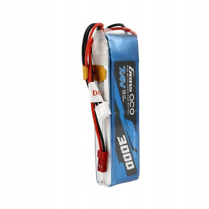 Lipol Gens Ace 2S 7.4V 3000mAh JST