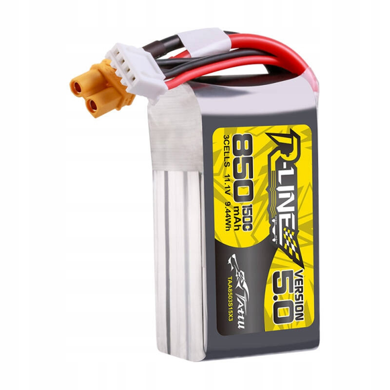LiPo Battert Tattu R-Line 5.0 3S 11.1V 850mAh 150C XT30