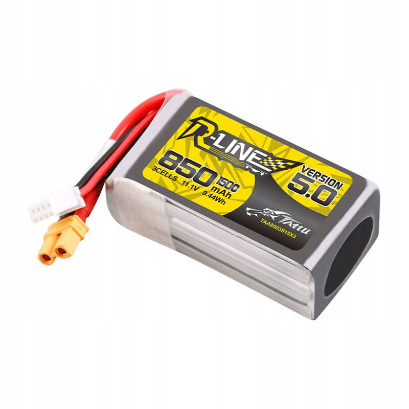 Akumulator Lipol Tattu R-Line 5.0 3S 11.1V 850mAh 150C XT30