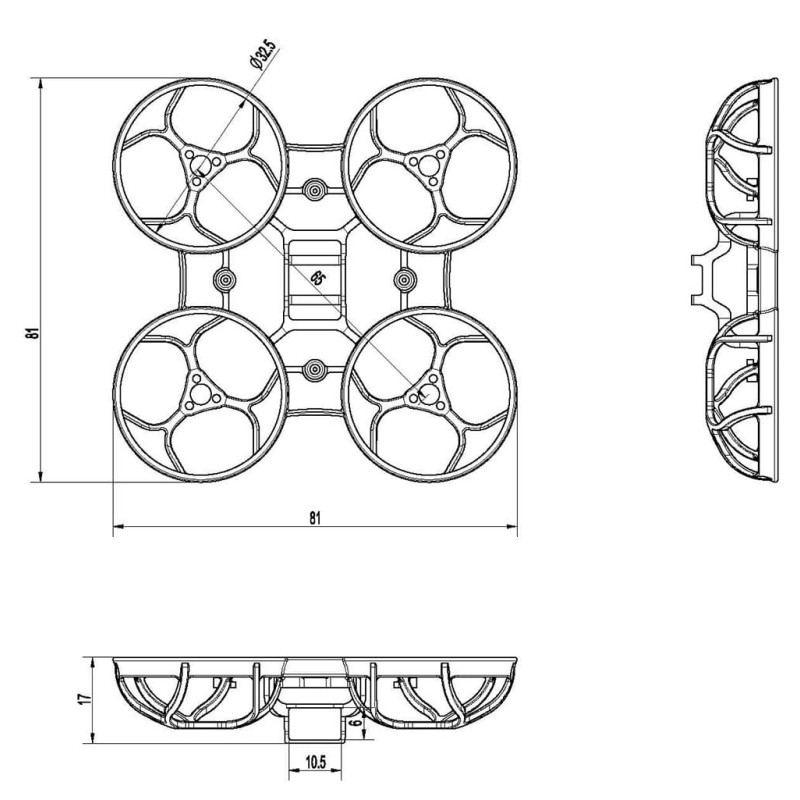HappyModel Frame for Mobula6 2024