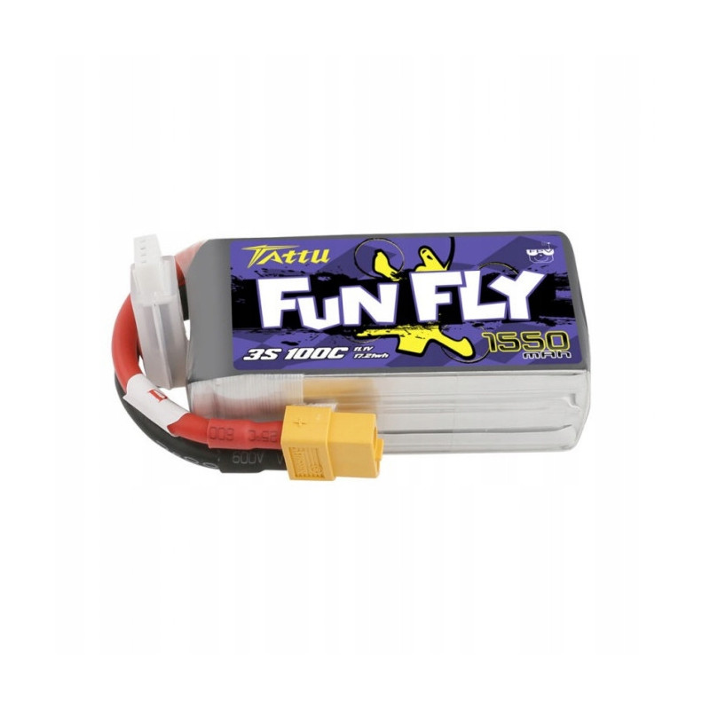 LiPo Battery Tattu FunFly 3S 11.1V 1550mAh 100C